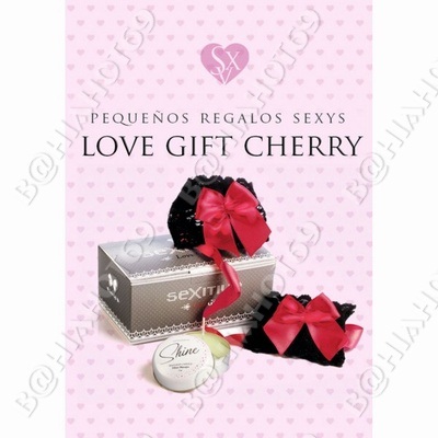 Sexitive Love gift cherry esposas y vela para masajes